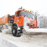 Уборка снега в городах Наро-Фоминского района